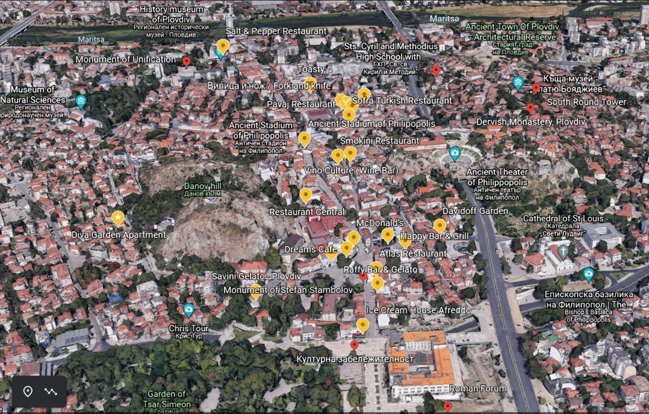 Diva Garden Apartment Plovdiv Extérieur photo
