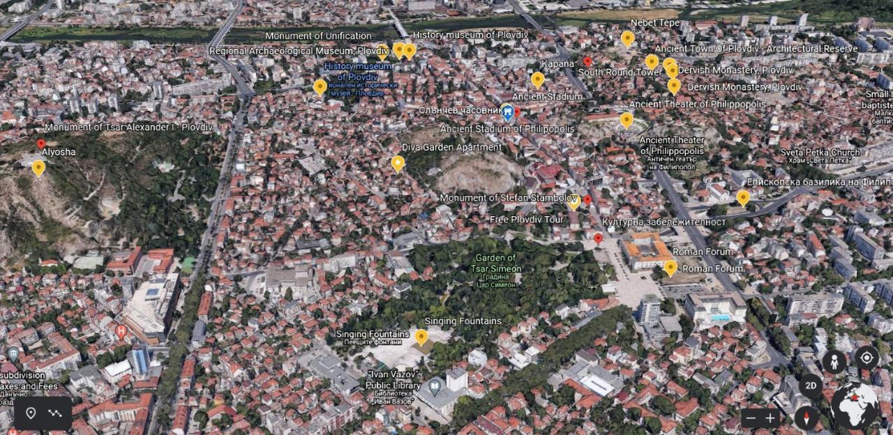 Diva Garden Apartment Plovdiv Extérieur photo